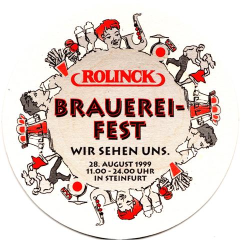 steinfurt st-nw rolinck braufest 2b (rund215-1999-schwarzrot)
